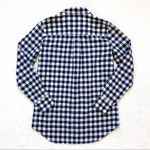 J. crew boy fit buffalo checkered button up top - Picture 6 of 7